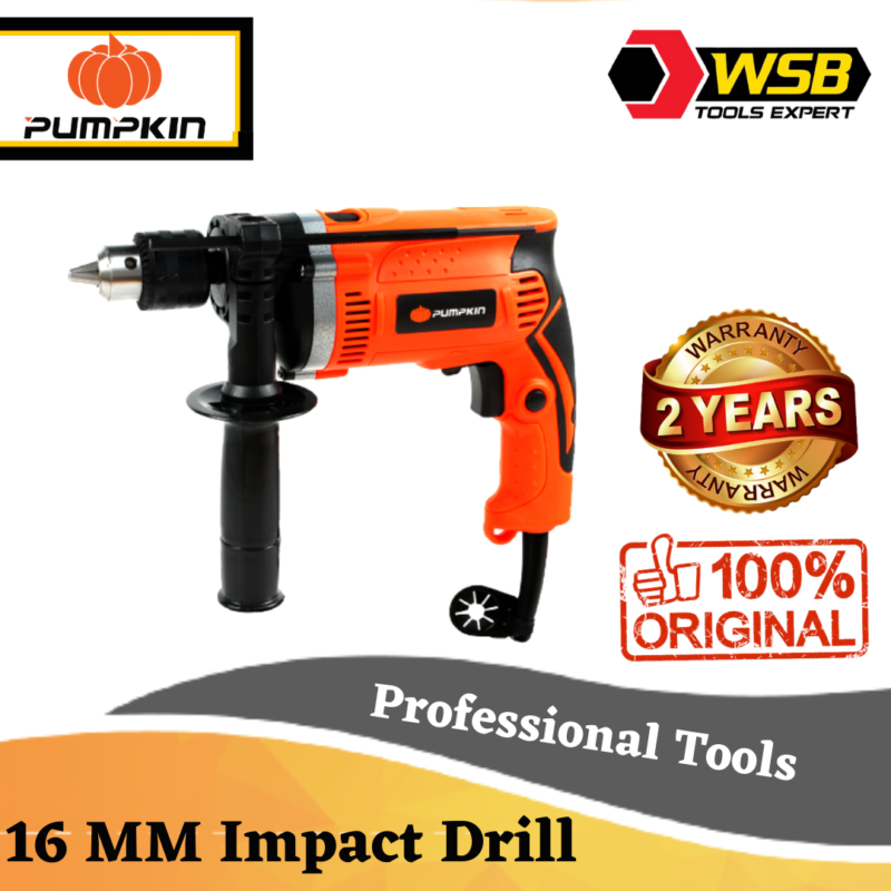 Mesin Bor Tangan Pumpkin 16 MM Impact Drill