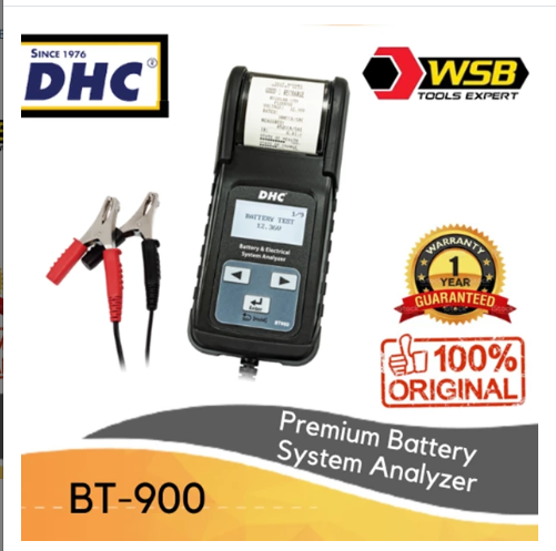 DHC Battery Tester BT-900 / Tester Aki ( Battery & Electrical System Analyzer )