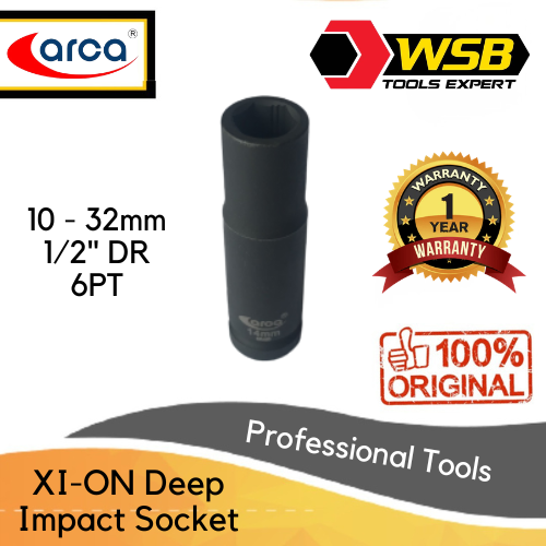 XI-ON DEEP IMPACT SOCKET 12DRx10mm
