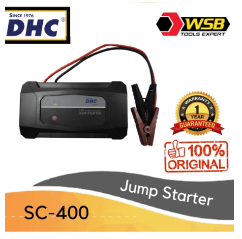 Super Capacitor Jump Starter DHC SC400 (For 12V System / No Batteries Needed)