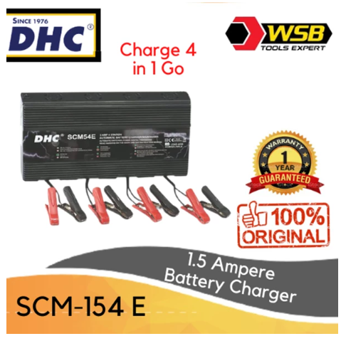 Charger Aki DHC SCM-154E (Multi Port Battery Charger) / Industrial Battery Charger