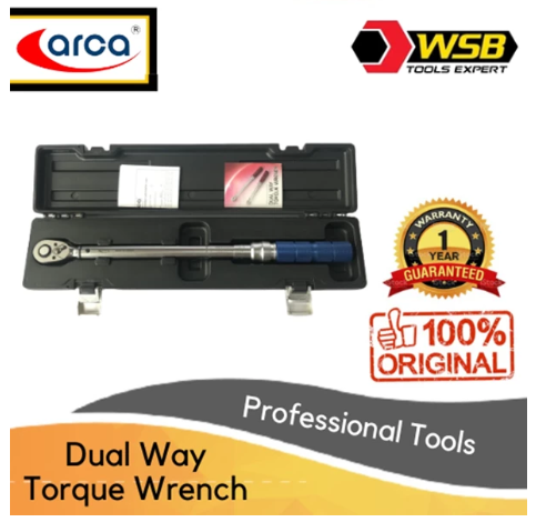 Kunci Torsi Dua Arah 1/2" ARCA 40-200Nm 48PT / Alat Mengencangkan Sekrup