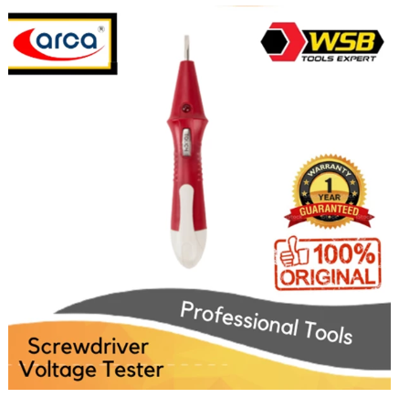 ARCA Tespen VDE 12V - 300V Alat Uji Listrik Dengan LED Indicator
