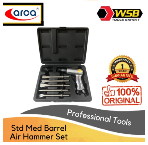 ARCA MESIN BOR TANGAN PALU UDARA TOOL SET (PISTON STROKE 56MM) ALUMINIUM