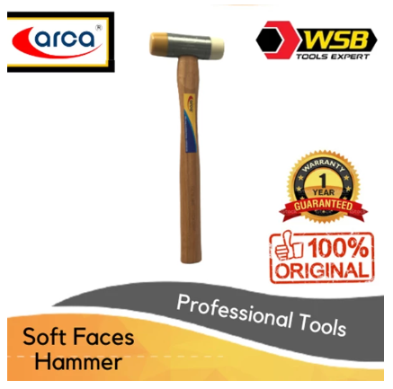 ARCA PALU KEPALA LEMBUT (TIDAK KASAR I SOFT FACES HAMMER NYLON PU)