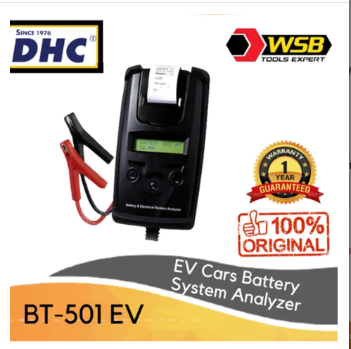 DHC BT501 EV Battery Tester and Electrical System Analyzer for Deep Cycle Batteries