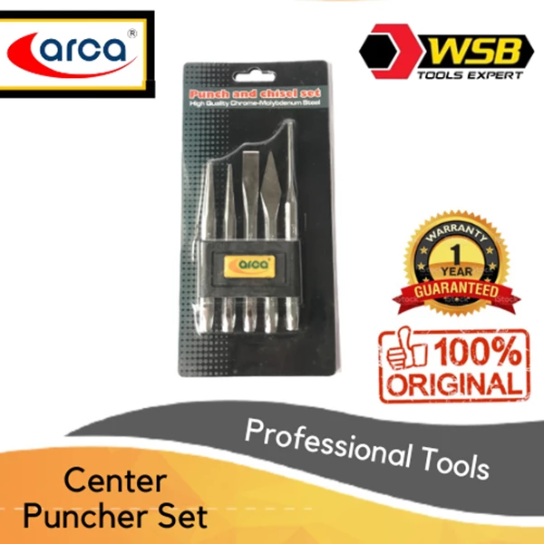 ARCA 5pcs Mata Obeng Besar / Center Puncher Set