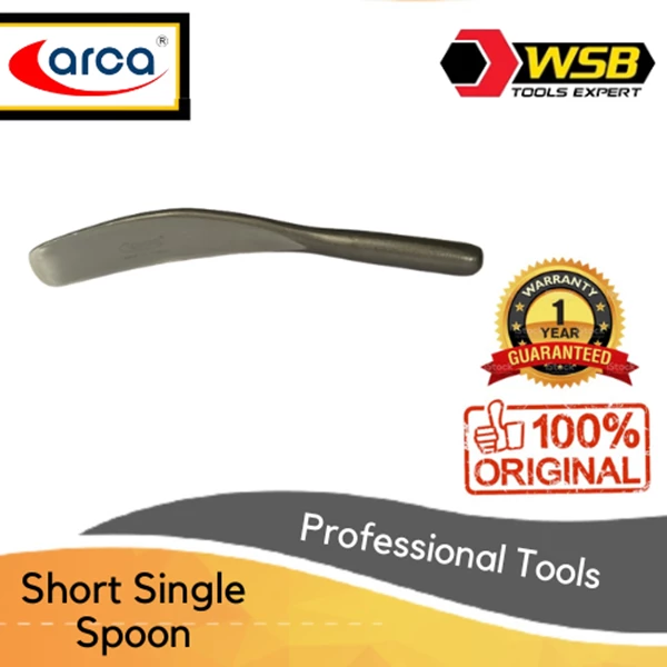 ARCA Spatula Anti Panas / Short Single Spoon 4140 Alloy Steel 51mm