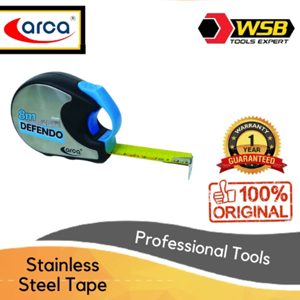 Meteran / Roll Meter ARCA Stainless Steel Protector Tape