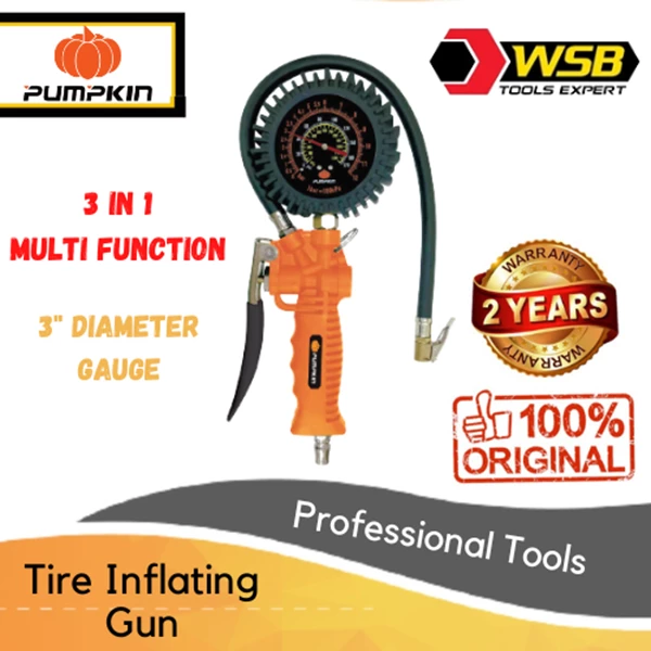 Pumpkin 3IN1 Pompa Angin Ban Mobil Motor Air Tools Thailand