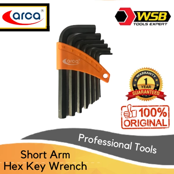 ARCA 7 Pcs Kunci L Pendek Set 2.5 - 10mm