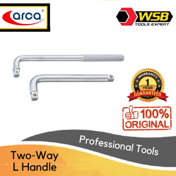 Kunci L Socket Dua Arah ARCA 1/2" 3/4" DR
