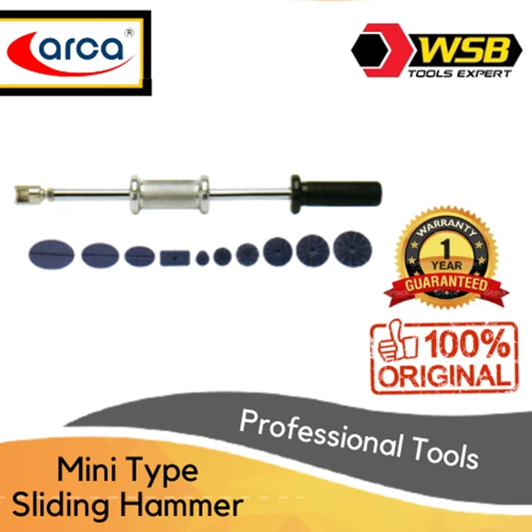ARCA Mini Type Sliding Hammer Set / Alat Plug Kendaraan Penyok Kecil