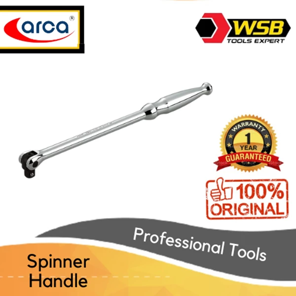 Gagang Stang Kunci Sock / Mata Sock Panjang ARCA 3/8" 1/2" DR