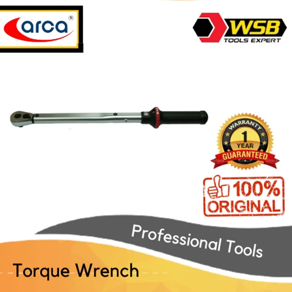 Kunci Momen Torsi Profesional 3/8"DR ARCA Ekstra Akurat +- 3%